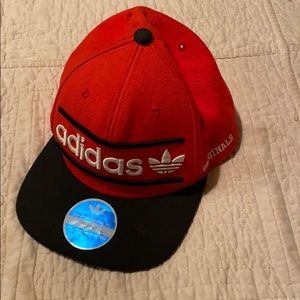 Nice clean orange vintage adidas SnapBack hat